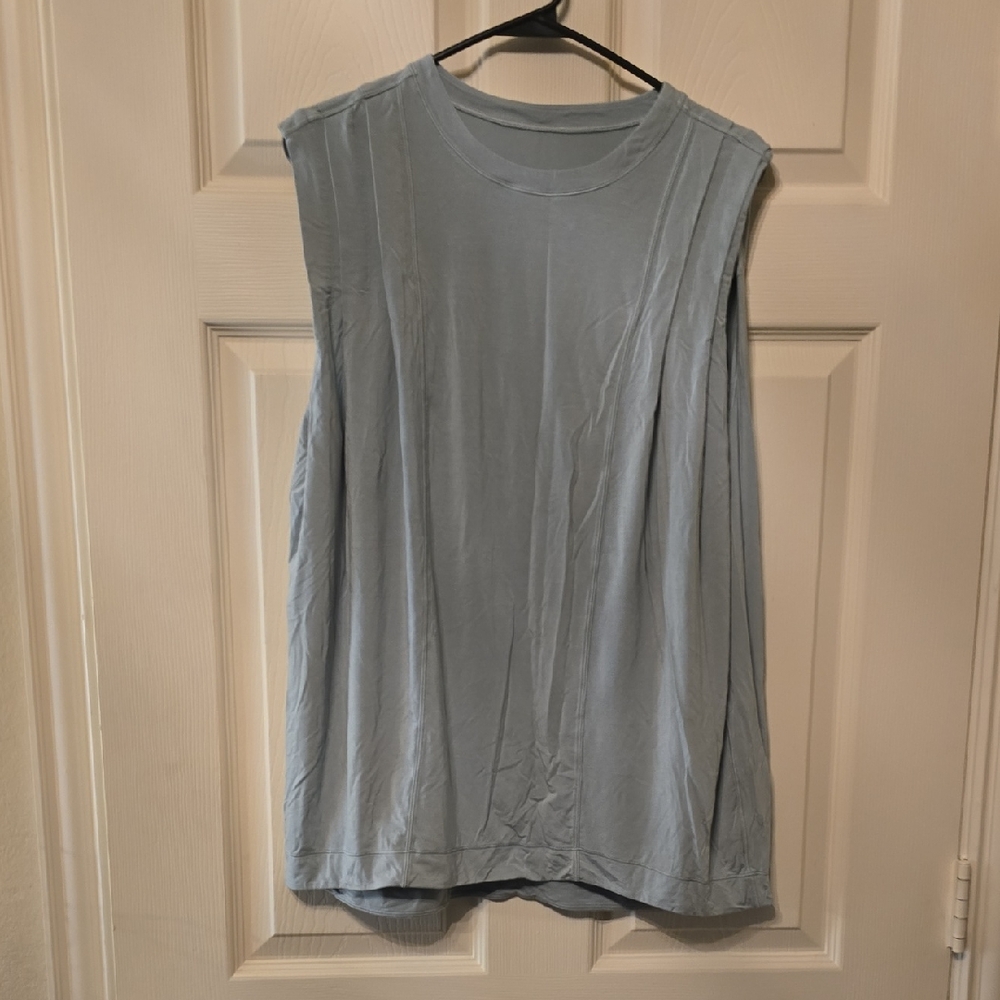 Lululemon Women's Sleeveless Top in Light Blue